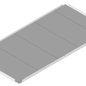 Bund til højbed i Sibirisk lærk - 120x62 cm